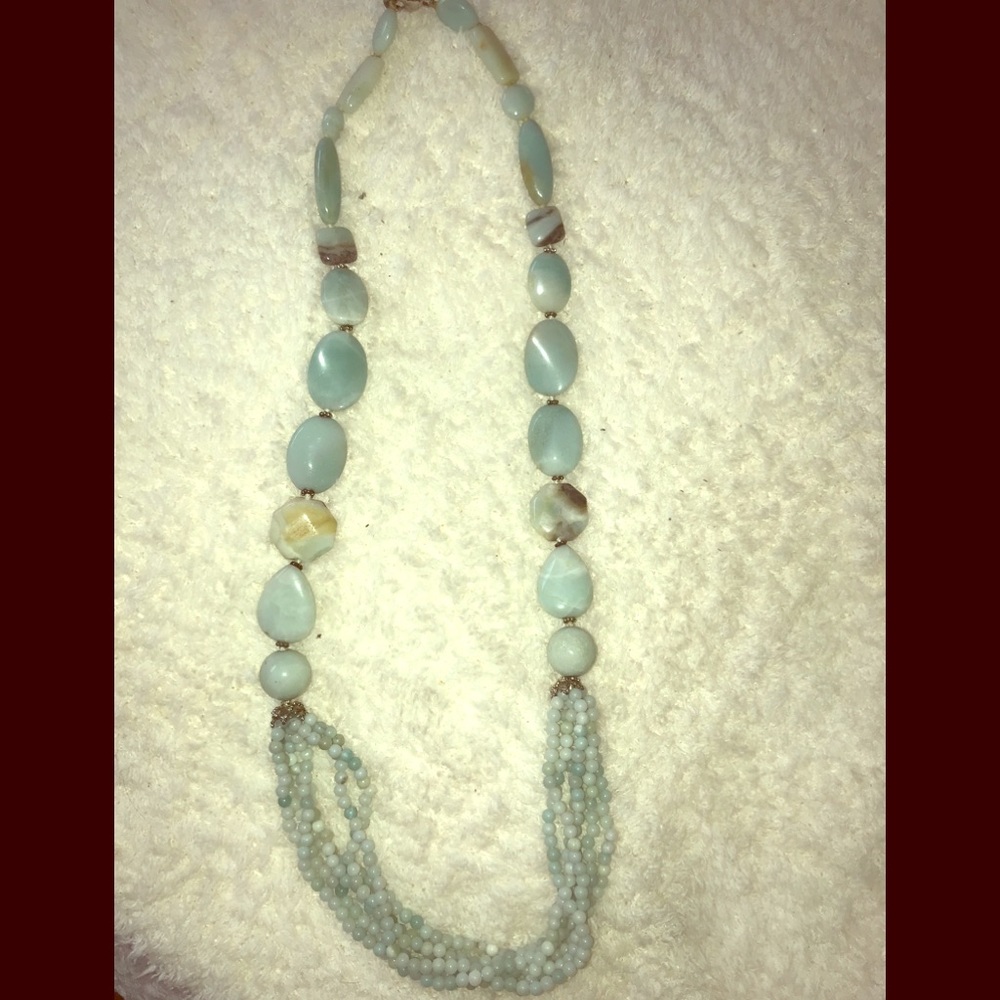 Pretty teal and blue necklace